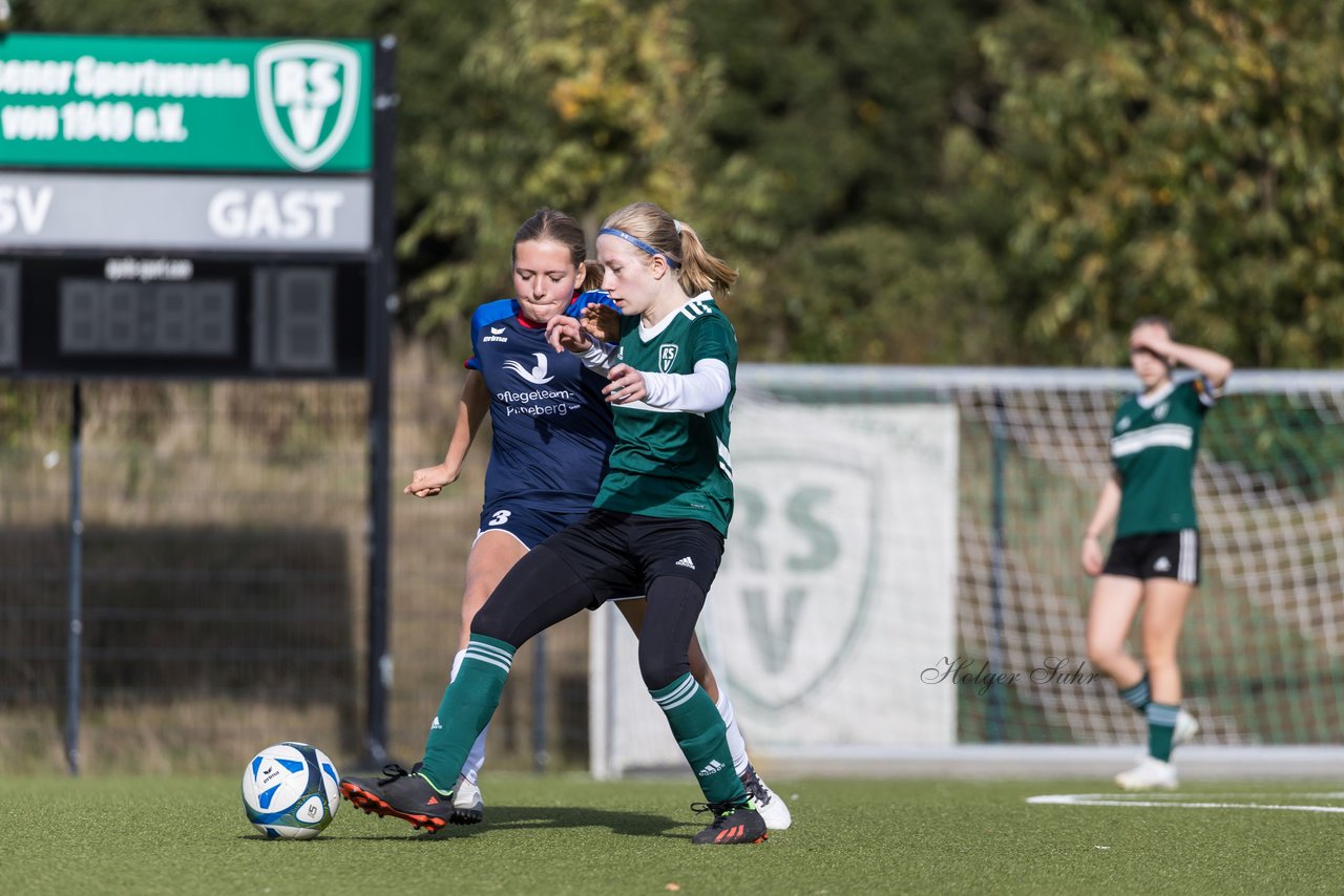 Bild 241 - wU19 Rissener SV - VfL Pinneberg : Ergebnis: 9:1